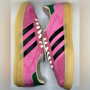 Adidas x Gucci Rose Red Gazelle Sneakers
